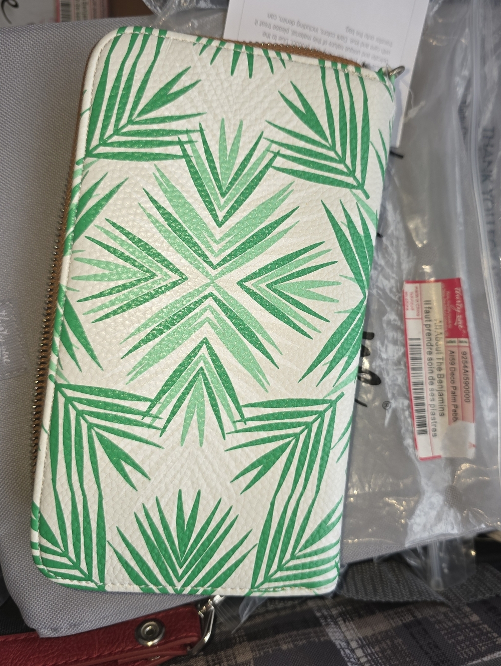 Deco Palm  All About The Benjamins Wallet
